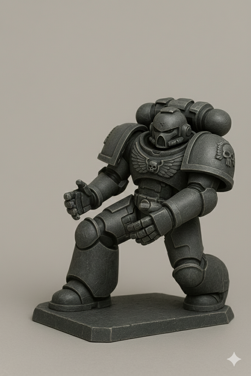 superhero STL files-collectible 3D figurines_Warhammer 40K Bottle Holder
