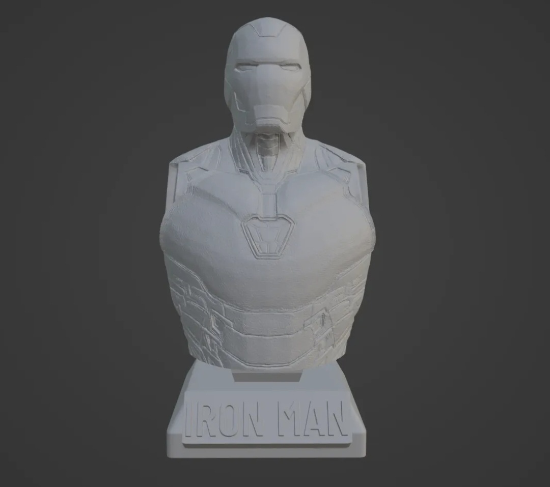 superhero STL files-collectible 3D figurines_IRON MAN