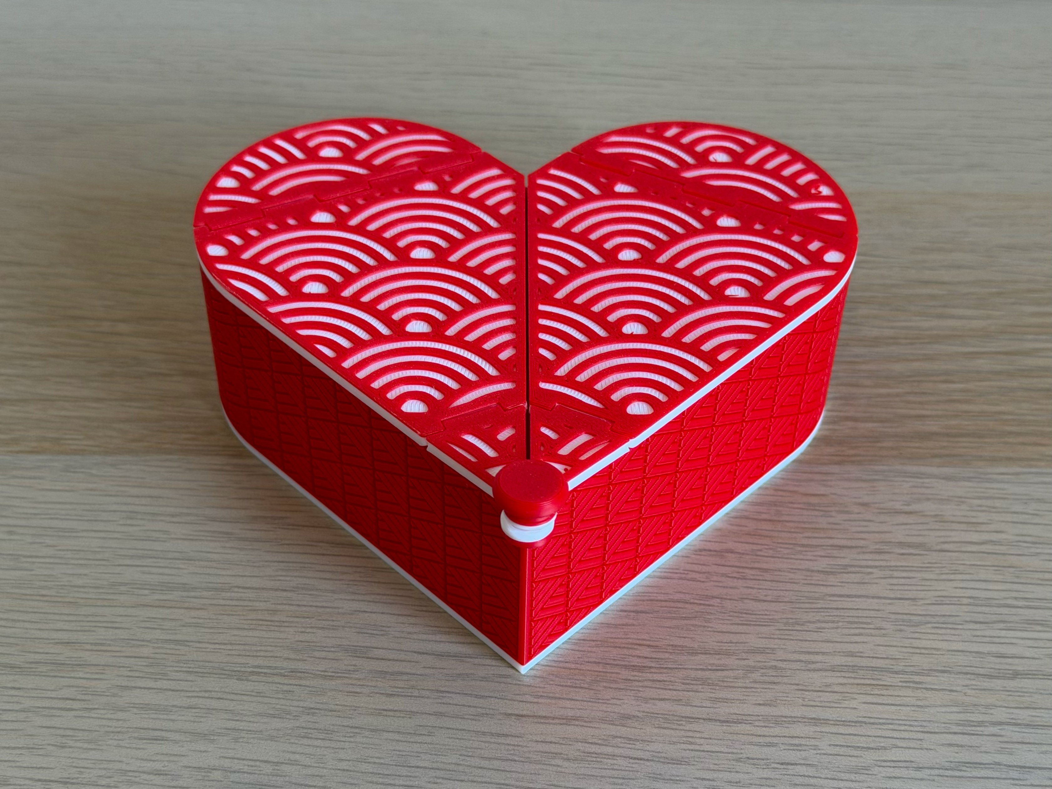 garden toy STL-flying toy 3D model_Origami Heart Box