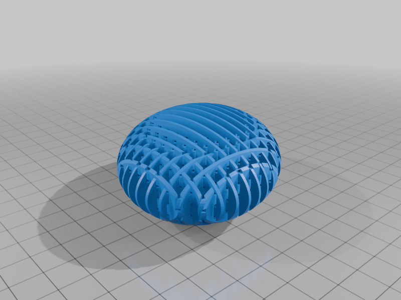 brain teaser 3D models-mechanical puzzle STL_Fidget oval Worm