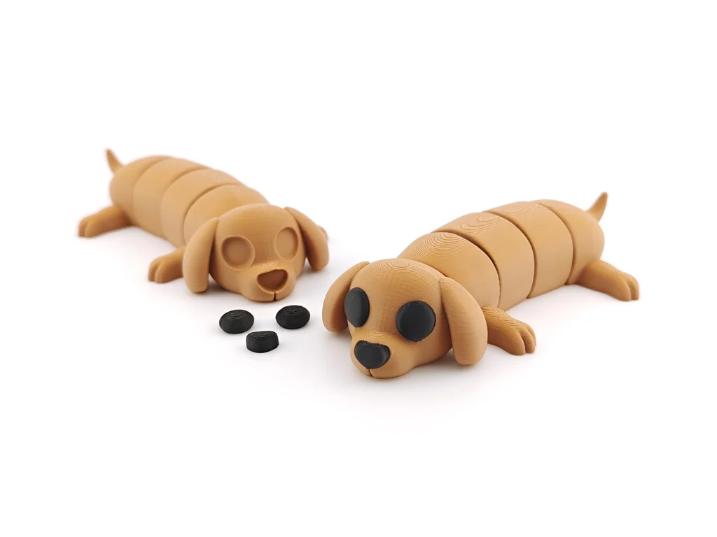 modular toy parts-interlocking 3D models_Cute pug