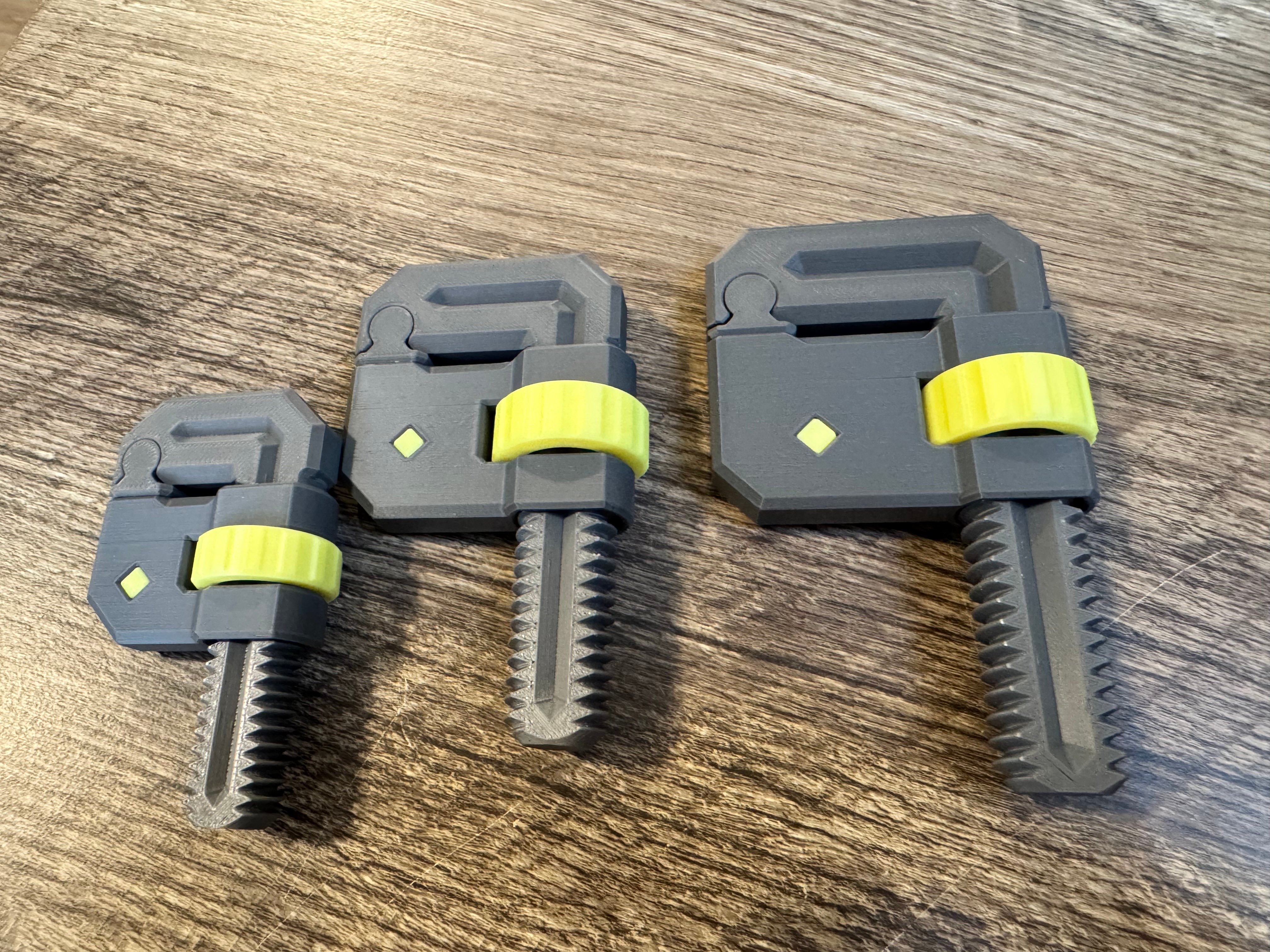 everyday 3D models-desktop gadget STL_Heavy Duty 3D Printed Clamps