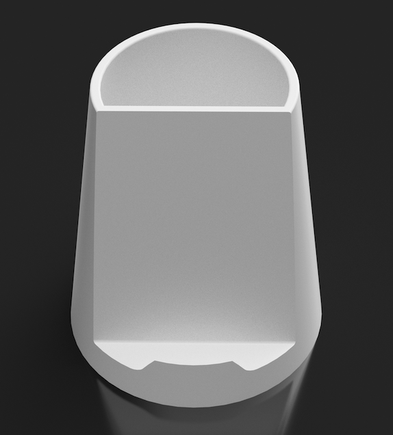 custom logo STL-embossed 3D sign designs_phone stand + pen holder