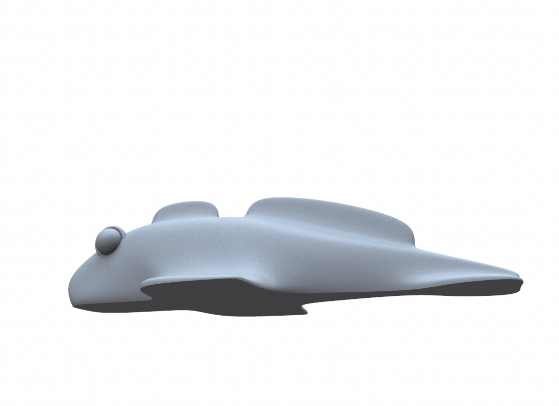 everyday 3D models-desktop gadget STL_Goby open-pour Mold Master for fishing lure