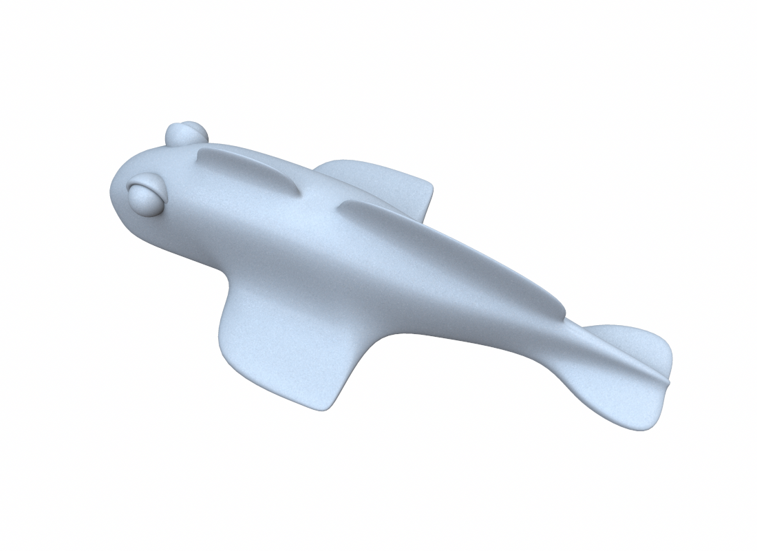 everyday 3D models-desktop gadget STL_Goby open-pour Mold Master for fishing lure
