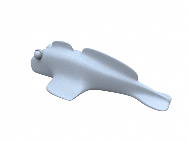 everyday 3D models-desktop gadget STL_Goby open-pour Mold Master for fishing lure