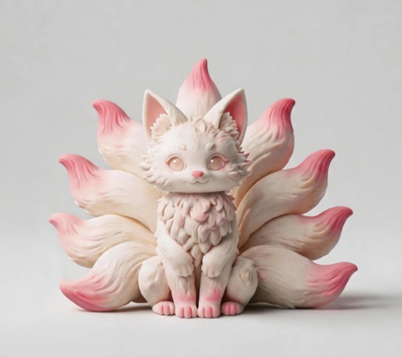 modular toy parts-interlocking 3D models_Beautiful Ninetales