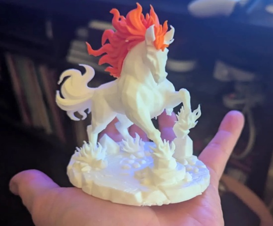 superhero STL files-collectible 3D figurines_Ethereal Stallion