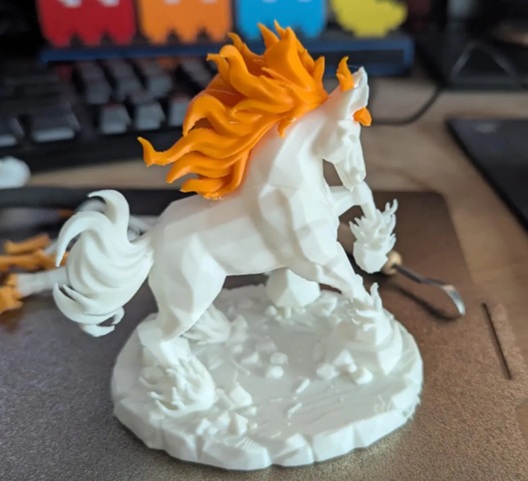 superhero STL files-collectible 3D figurines_Ethereal Stallion